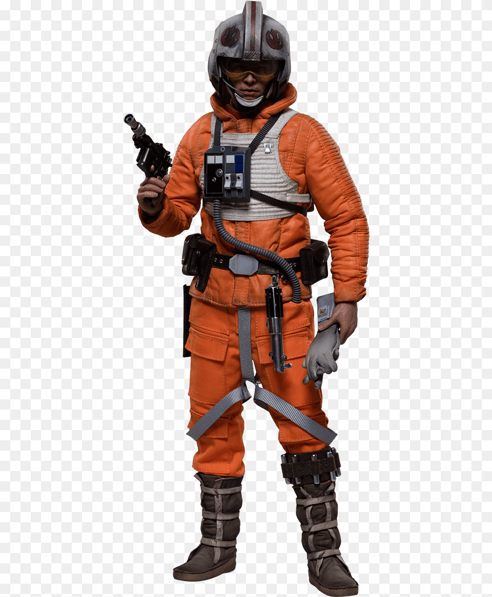 Luke Skywalker Star Wars Snowspeeder Pilot, Helmet, Person, Man, Male Free Transparent Png