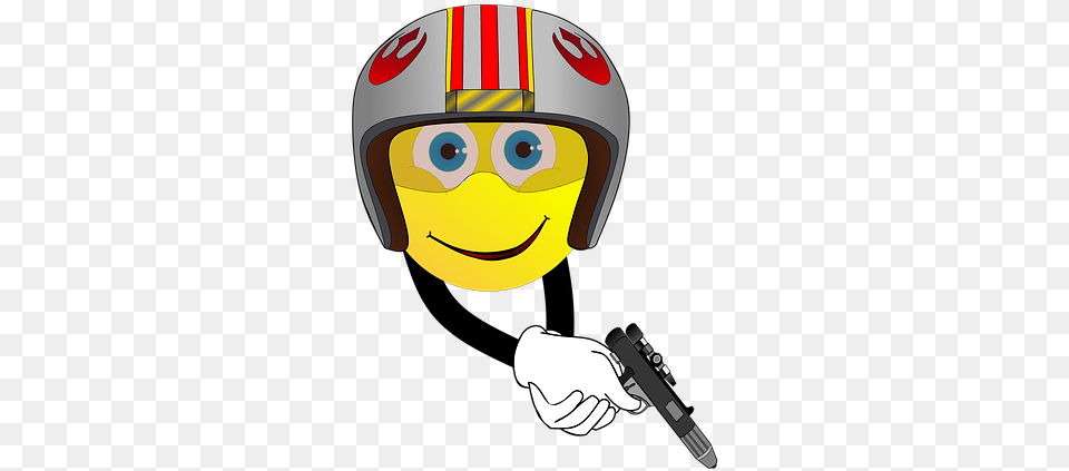 Luke Skywalker U0026 Star Wars Illustrations Smiley De Star Wars, Crash Helmet, Helmet, Clothing, Hardhat Png Image