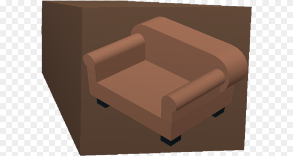 Lumber Tycoon 2 Wiki Club Chair, Furniture, Armchair, Couch, Mailbox Free Png Download