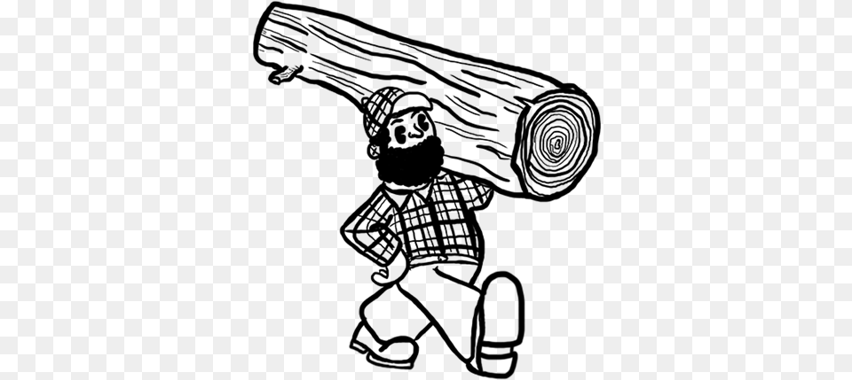 Lumberjack Cartoon Cartoon, Gray Free Png Download