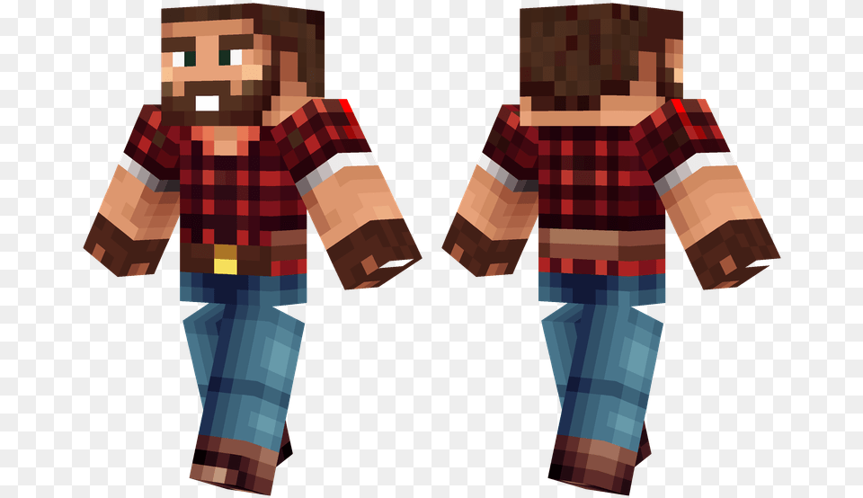 Lumberjack Minecraft Skin Dark Ninja, Clothing, Pants, Person Png