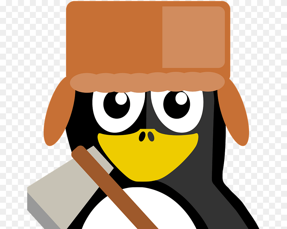 Lumberjack Penguin Clipart Transparent Penguin With Crown Clipart, Animal, Bear, Mammal, Wildlife Free Png Download