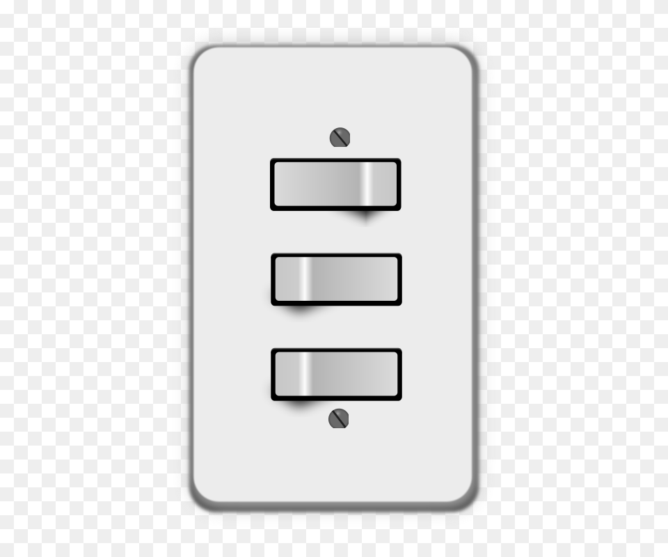 Lumbricus Light Switch 3 Switches One Off, Electrical Device Png