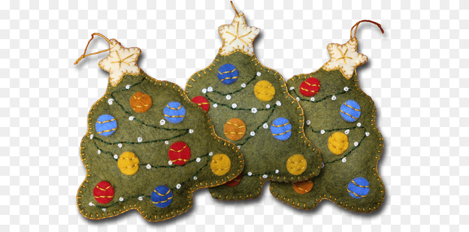 Lumenaris Products Felt Ornaments Victorian Christmas Tree Felt Ornament, Accessories, Applique, Pattern, Earring Png