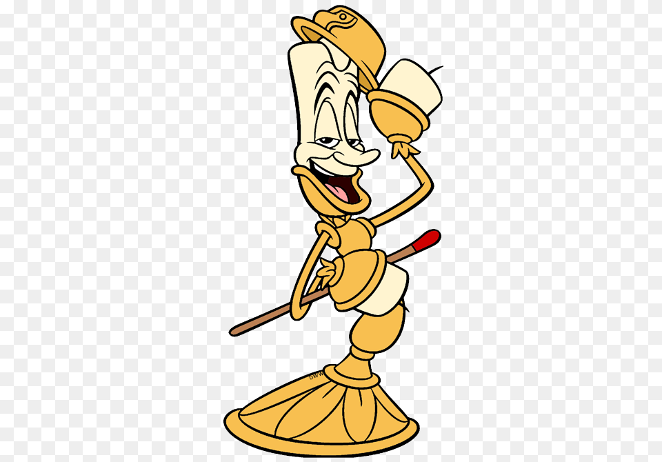 Lumiere Beauty And The Beast, Cleaning, Person, Cartoon, Face Png Image