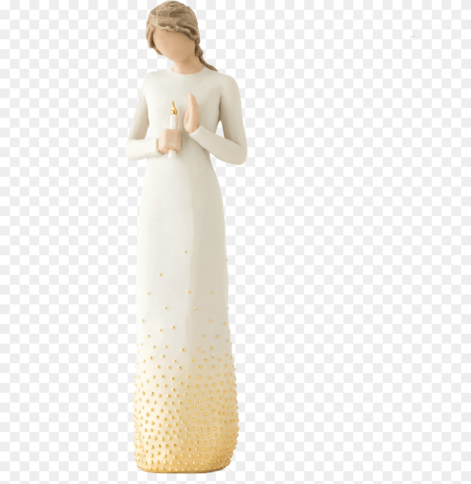 Luminary Of Love Gown, Figurine, Clothing, Dress, Sleeve Free Transparent Png