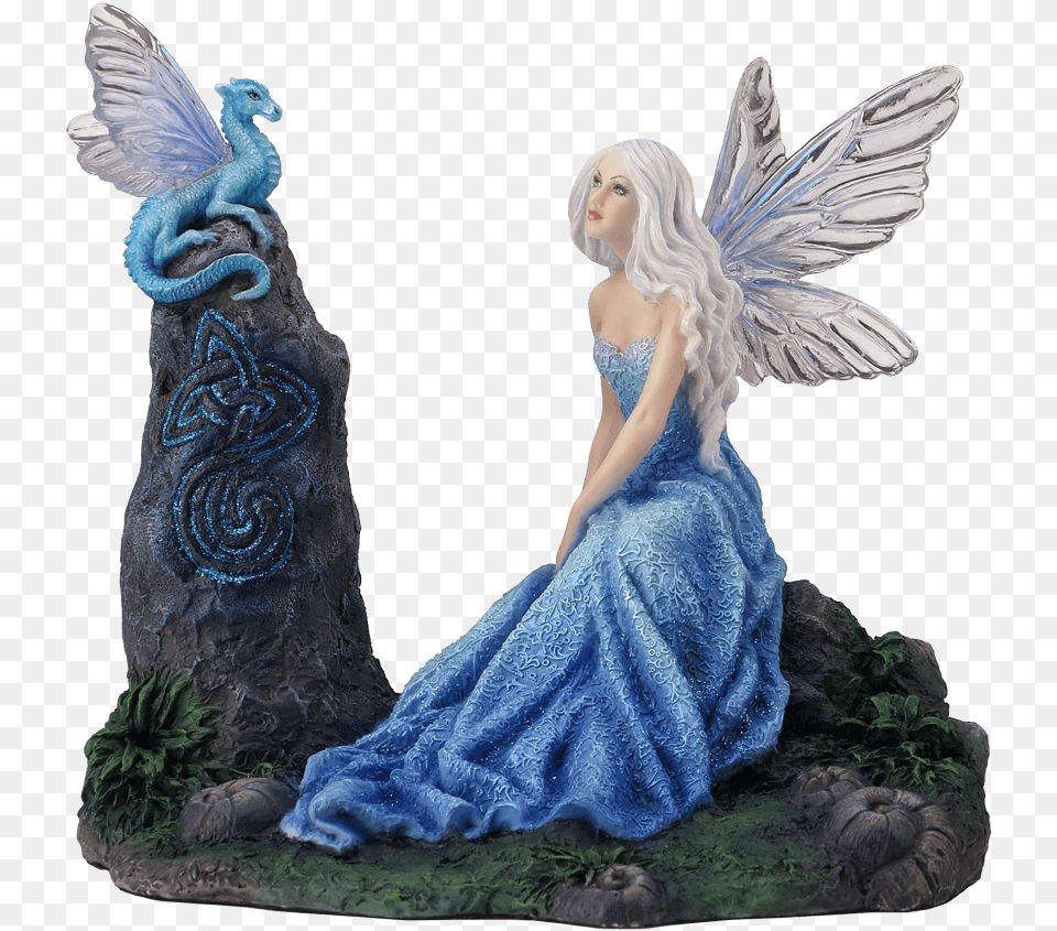 Luminescent Fairy Statue Statue, Clothing, Dress, Adult, Wedding Free Transparent Png