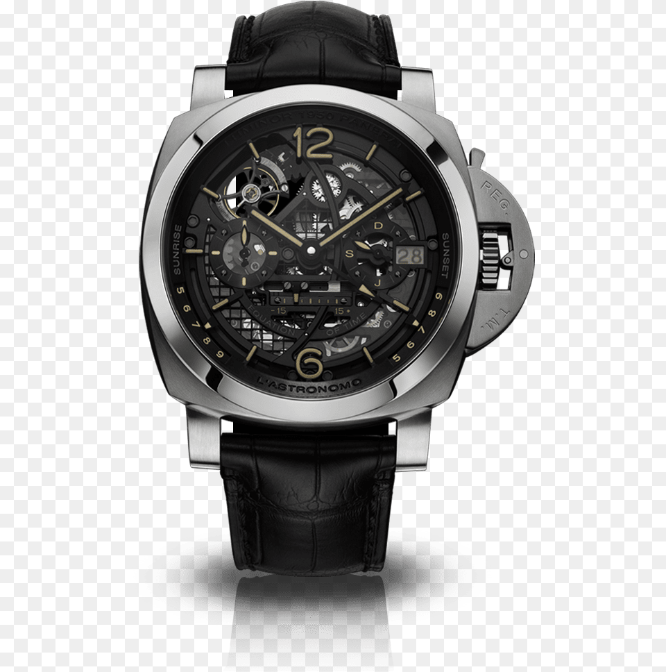 Luminor 1950 Tourbillon Moon Phases Equation Panerai Luminor Regatta Flyback 2006, Arm, Body Part, Person, Wristwatch Free Png