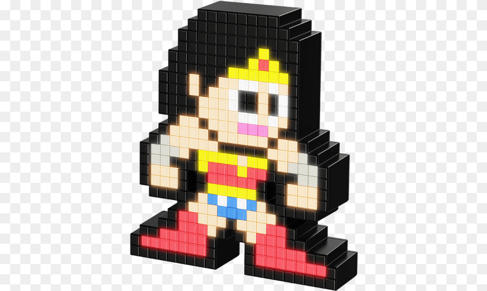 Luminoso Pixel Pals Mulher Maravilha Wonder Woman Pixel Pal, Toy, Art Png