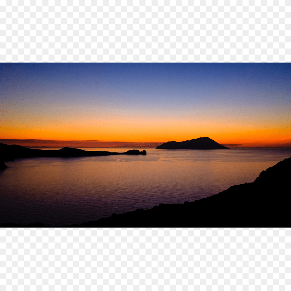 Luminous Horizon Sunset, Scenery, Sky, Nature, Outdoors Png Image