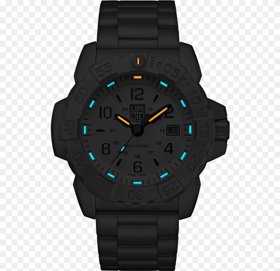 Luminox Navy Seal Steel, Arm, Body Part, Person, Wristwatch Png Image