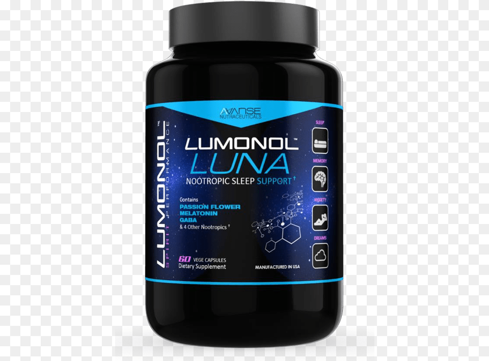 Lumonol Luna, Bottle, Shaker, Herbal, Herbs Free Png Download