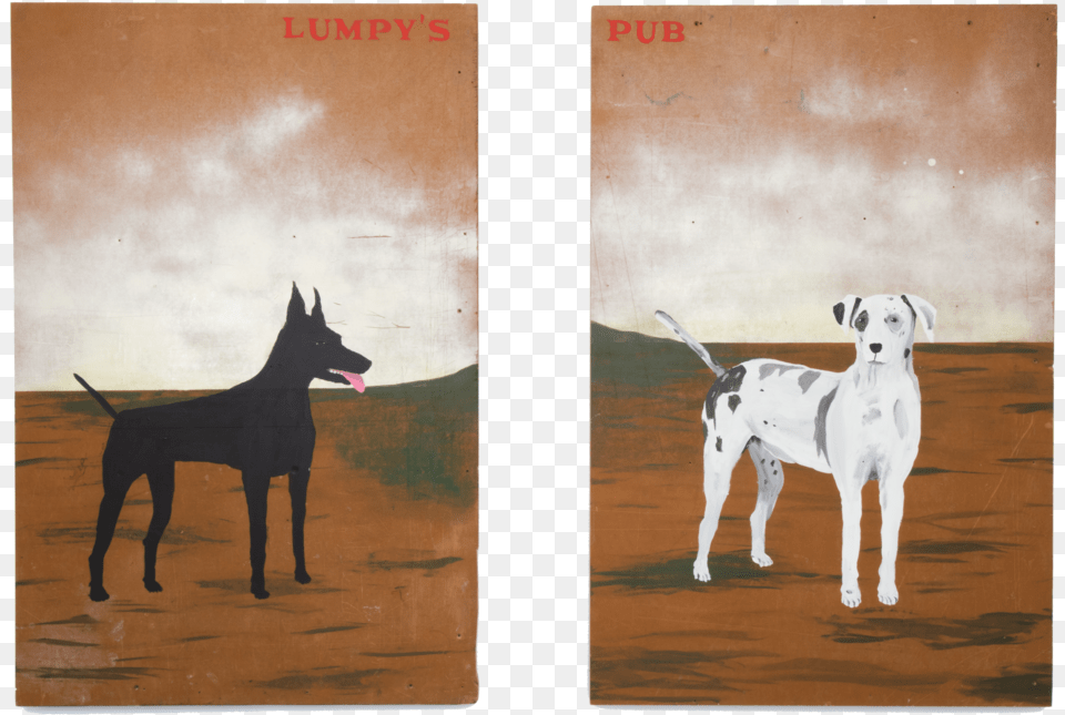 Lumpys Pub 2018 Acrylic And House Paint On Wood, Animal, Canine, Dog, Mammal Free Png