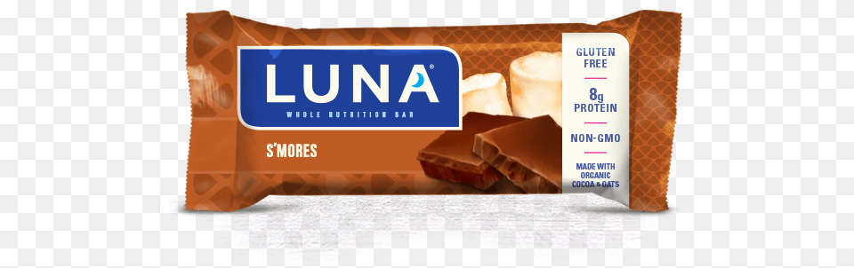 Luna Bar Smores, Dairy, Food, Sweets, Chocolate Png