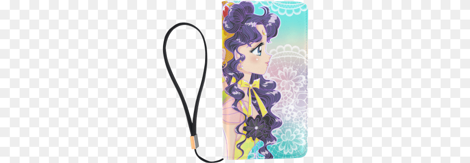 Luna E Sailor Moon Men39s Clutch Purse Model Romantic Lace Tablet Ipad 2nd 3rd 4th Gen Vertical, Accessories Png Image