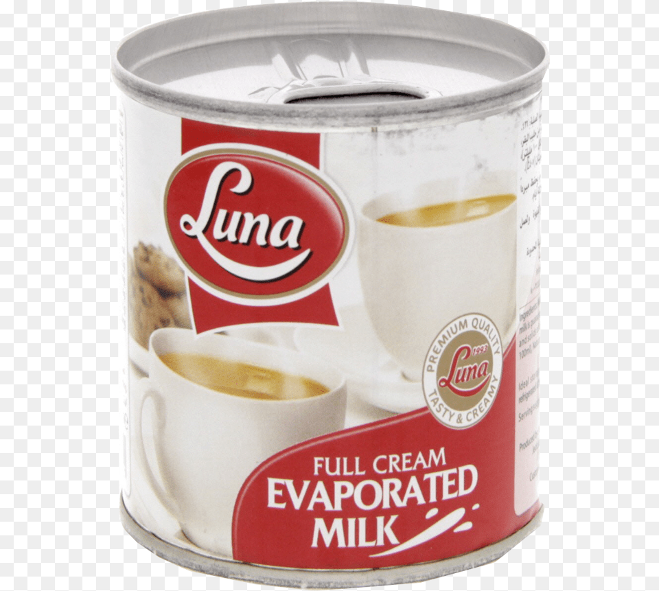 Luna Evaporated Milk, Beverage, Coffee, Coffee Cup, Tin Free Transparent Png