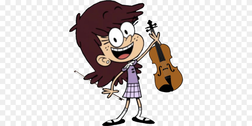 Luna Loud The Girliest Girly Girl Of Them All, Person, Cartoon, Musical Instrument Free Png