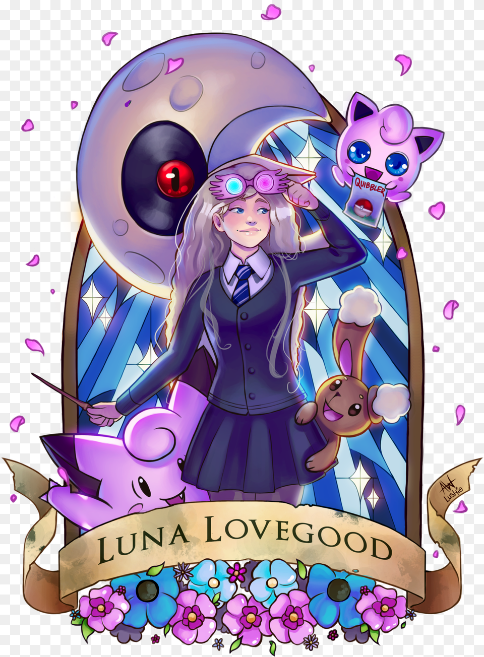 Luna Lovegood, Book, Comics, Purple, Publication Free Png