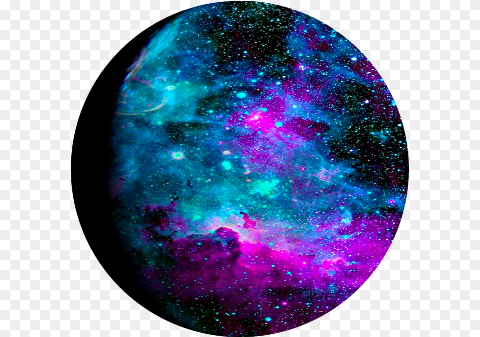 Luna Moon Galaxy Galaxia Universo Universe Circle, Accessories, Gemstone, Jewelry, Ornament Free Png Download