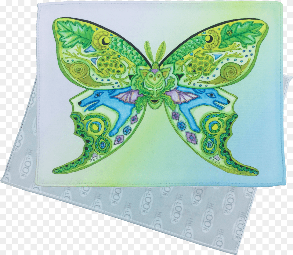Luna Moth Microfiber Cleaning Clothdata Zoom Cdn Luna Moth, Clothing, Hardhat, Helmet Free Transparent Png