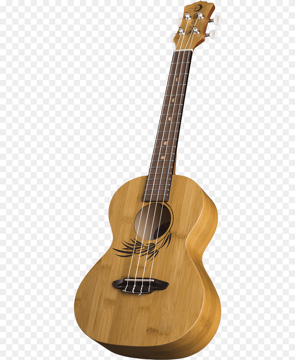 Luna Ukebamboot Uke Bamboo Tenor With Gigbag Ukulele Tenor Luna, Bass Guitar, Guitar, Musical Instrument Png Image