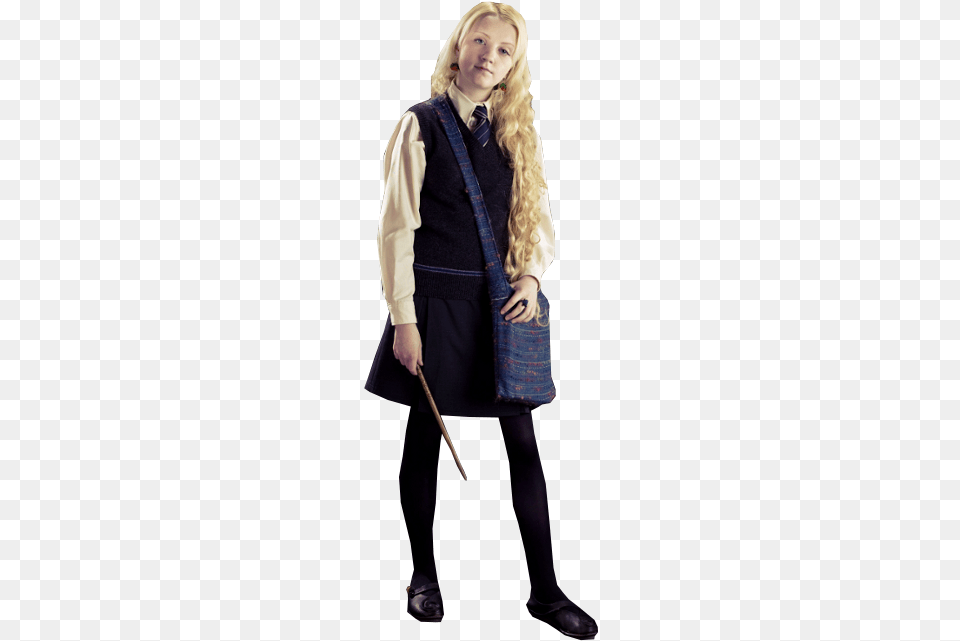 Luna With Magical Wand Harry Potter Luna Lovegood, Long Sleeve, Vest, Sleeve, Clothing Free Transparent Png