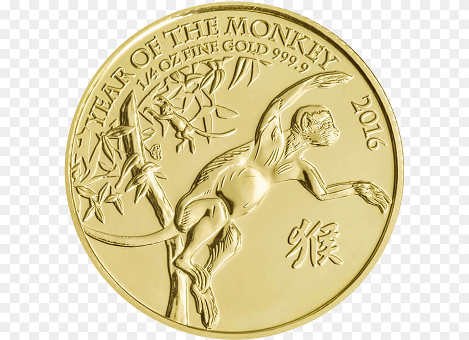 Lunar 2016 Year Of The Monkey 14 Oz Gold Coinsrc Coin Gold 2016 Year Of Monkey, Adult, Wedding, Person, Woman Free Transparent Png