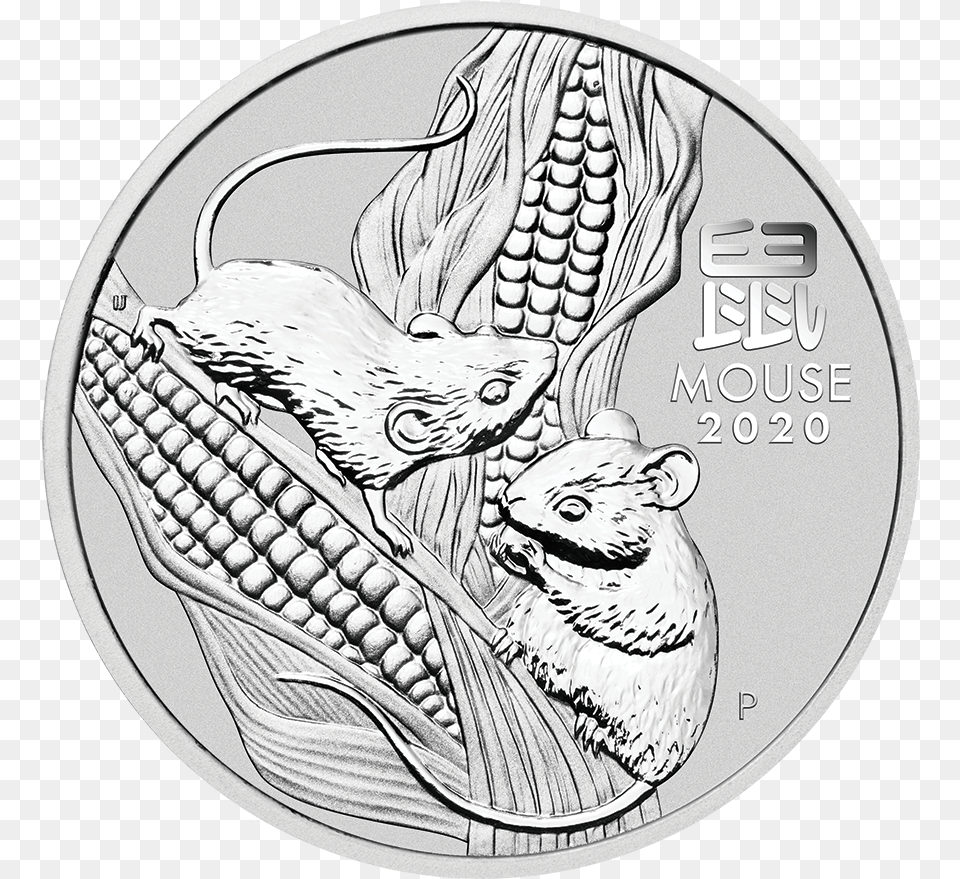 Lunar 2020 Perth Mint, Silver, Animal, Bird, Coin Free Png Download