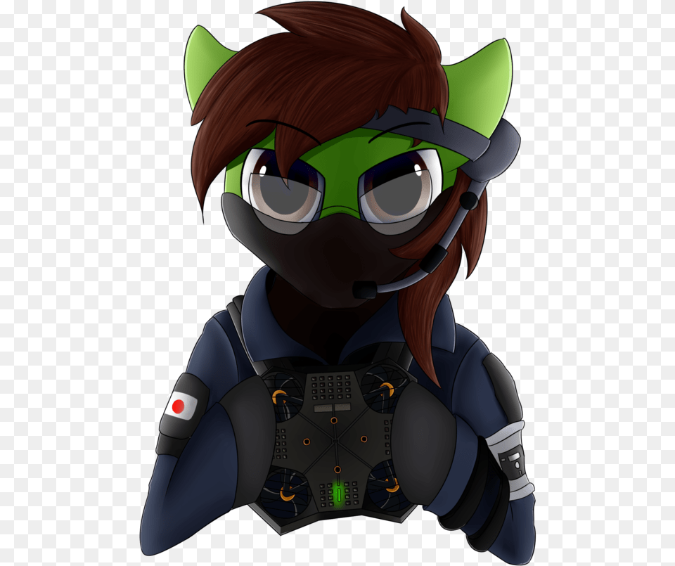 Lunar Froxy Bust Drone Echo Oc Oc Rainbow 6 Transparent Background, Book, Comics, Publication, Baby Free Png Download
