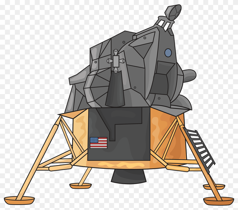 Lunar Lander Clipart, Bulldozer, Machine Free Png Download