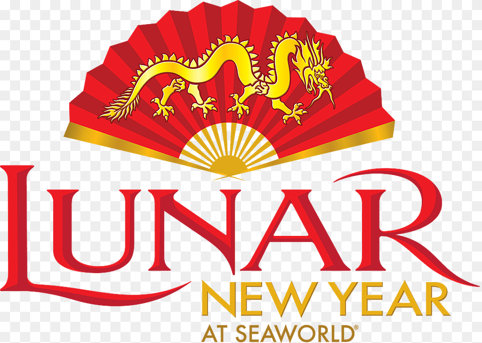 Lunar New Year Logo Primary Seaworld Lunar New Year 2018, Animal, Dinosaur, Reptile, Emblem Png