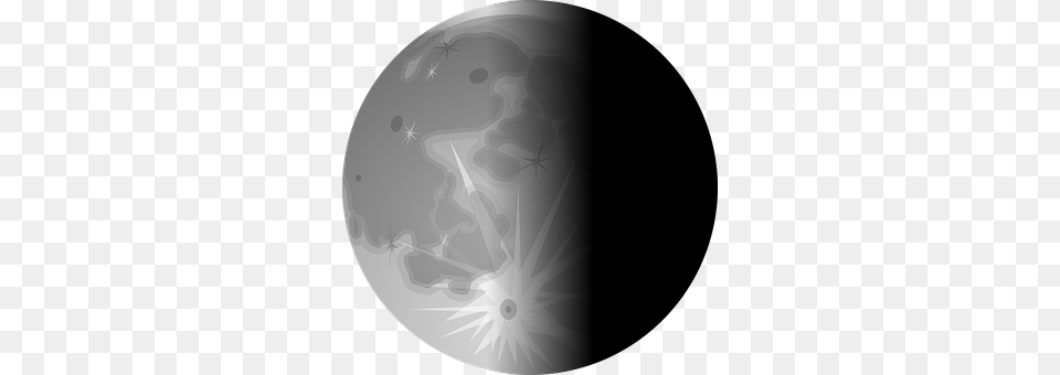 Lunar Phase Nature, Night, Outdoors, Sphere Png Image