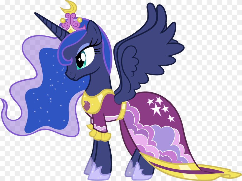 Lunas Dress My Little Pony Friendship Is Magic Know My Little Pony Character Dress, Cartoon, Purple Free Png Download