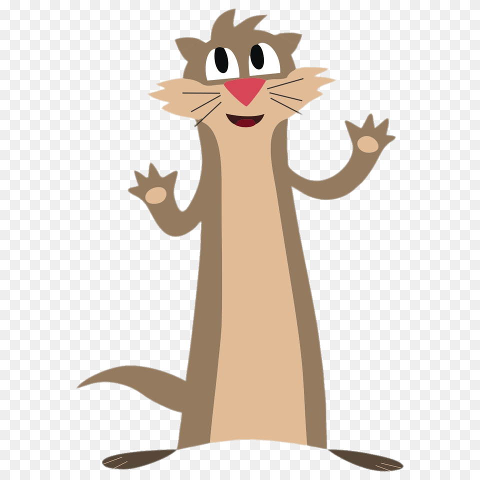 Lunas Pet Ferret Clyde Paws Up, Cartoon, Person Free Png Download