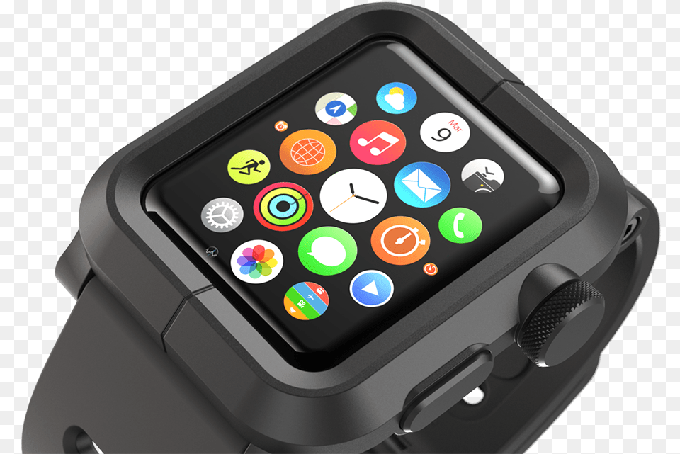 Lunatik Epik Aluminum Apple Watch Case Lunatik Epik Apple Watch Series, Arm, Body Part, Person, Wristwatch Png Image