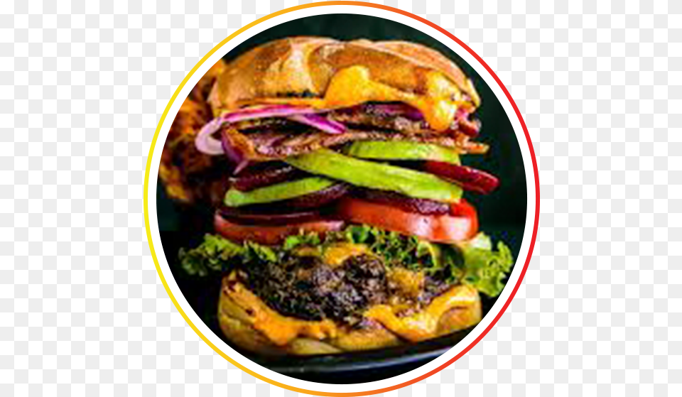 Lunch, Burger, Food, Meal Png Image