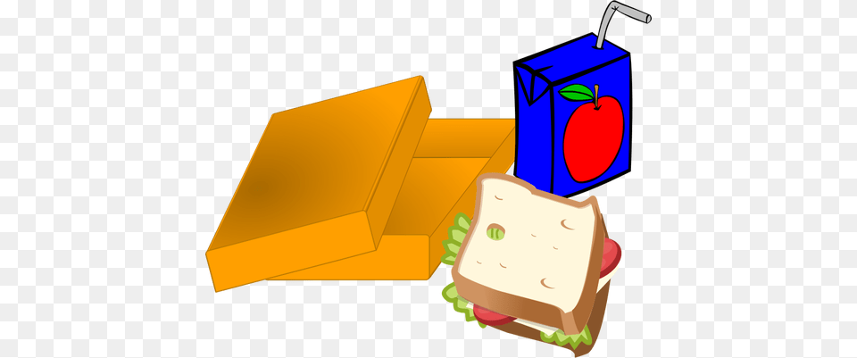 Lunch Box Clipart Sandwich Box, Meal, Food, Machine, Bulldozer Free Png
