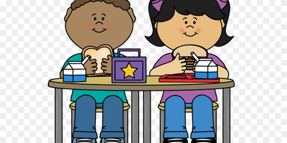 Lunch Clipart, Person, Reading, Book, Comics Free Png Download