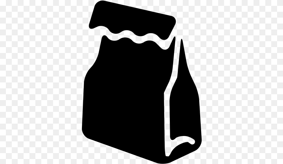Lunch Clipart Sack Lunch Lunch Bag Icon, Gray Free Png