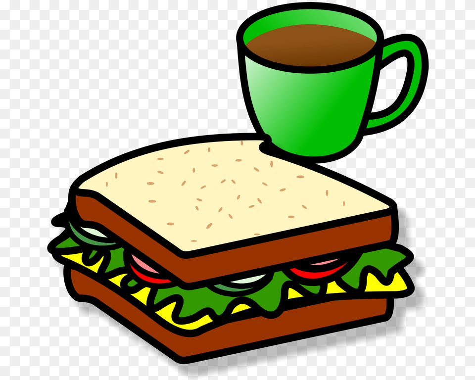 Lunch Symbol Food Clip Art Lunch Symbol, Meal, Cup, Beverage, Coffee Free Png