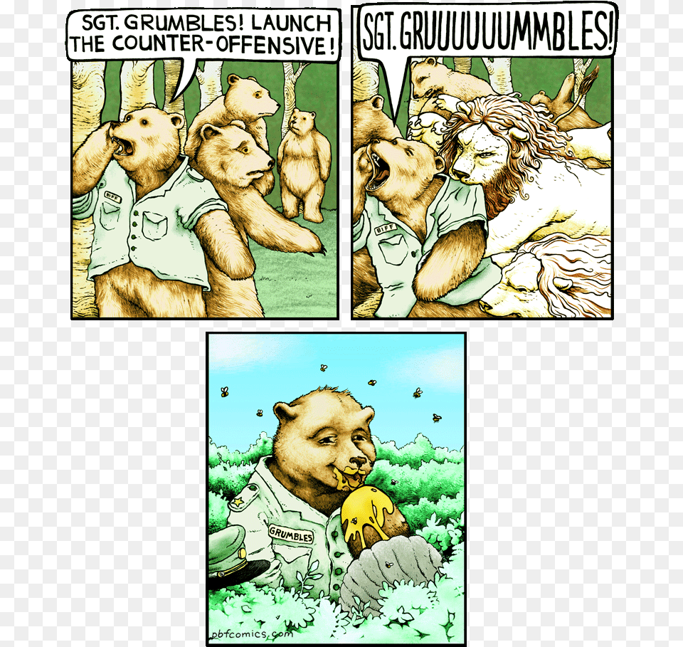 Lunch The Counter Offensive Perry Bible Fellowship Sgt Grumbles, Publication, Book, Comics, Adult Free Png Download