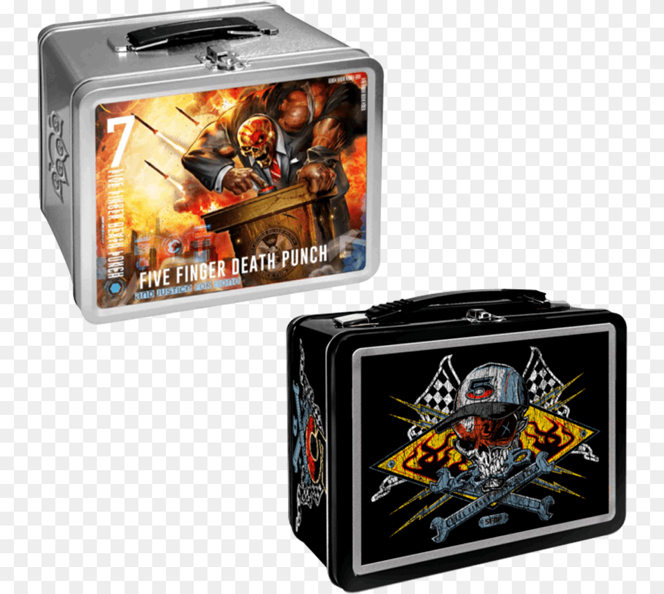 Lunchbox Bundle Five Finger Death Punch And Justice For None Box Set, Adult, Male, Man, Person Free Transparent Png