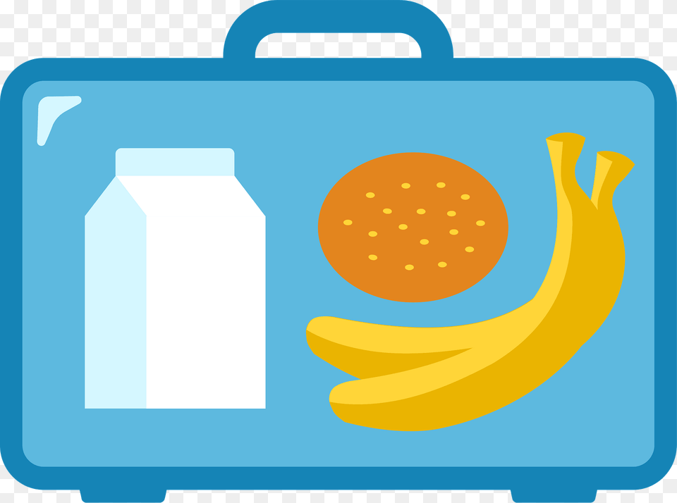 Lunchbox Clipart, Banana, Food, Fruit, Plant Png Image