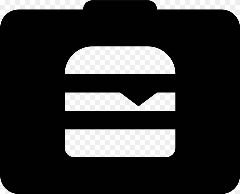 Lunchbox Icon Sign, Gray Free Png Download