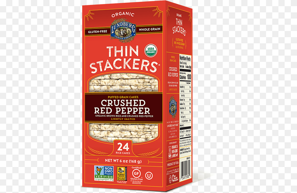 Lundberg Rice Cakes Thin Stackers, Breakfast, Food, Oatmeal Png Image