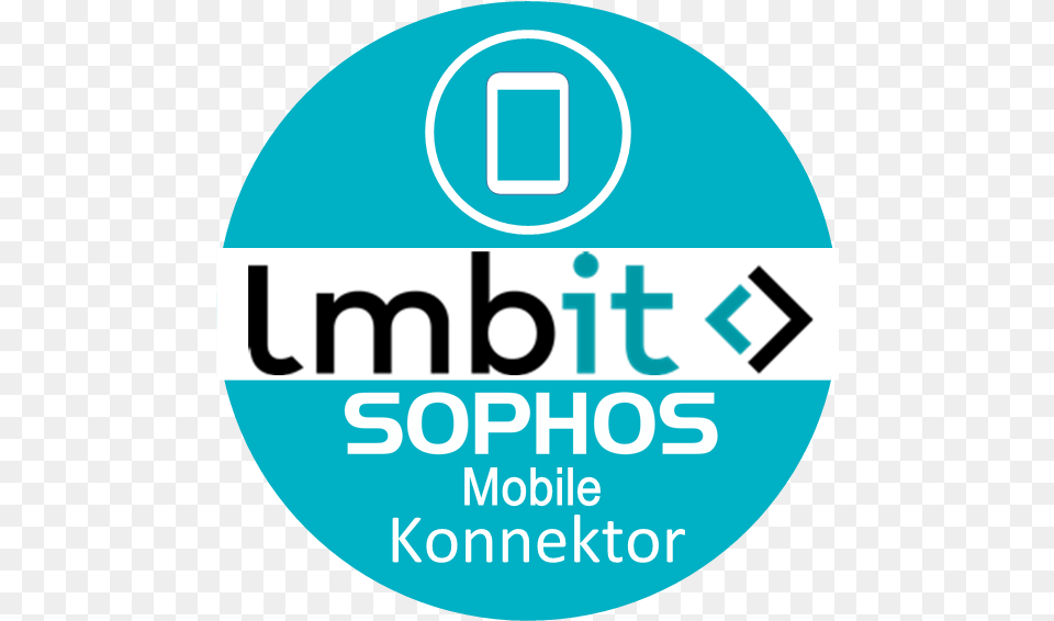 Lundm Sophos Mobile Connector Vertical, Logo, Advertisement, Poster, Disk Free Png