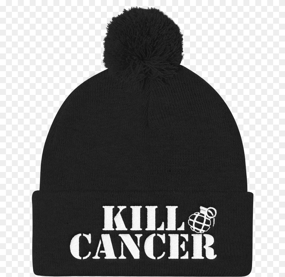 Lung Cancer Awareness Pom Pom Beanie Kill Cancer Hat Breast Cancer Pink Awareness Baseball, Cap, Clothing, Adult, Male Free Png