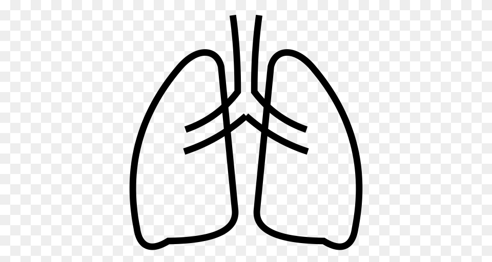Lung Cancer Medical Cancer Icon With And Vector Format, Gray Free Transparent Png