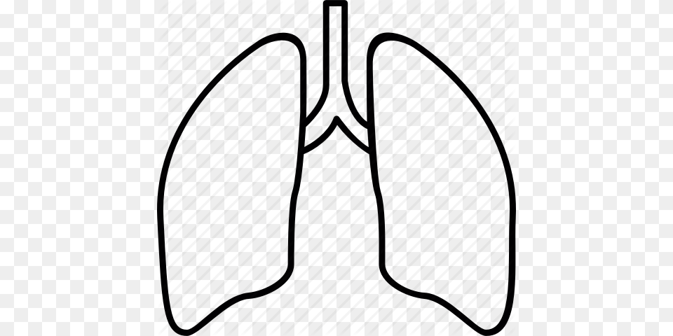 Lungs Clip Art Outlines, Bag, Device Free Transparent Png