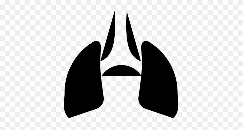 Lungs Icon With And Vector Format For Free Unlimited Download, Gray Png